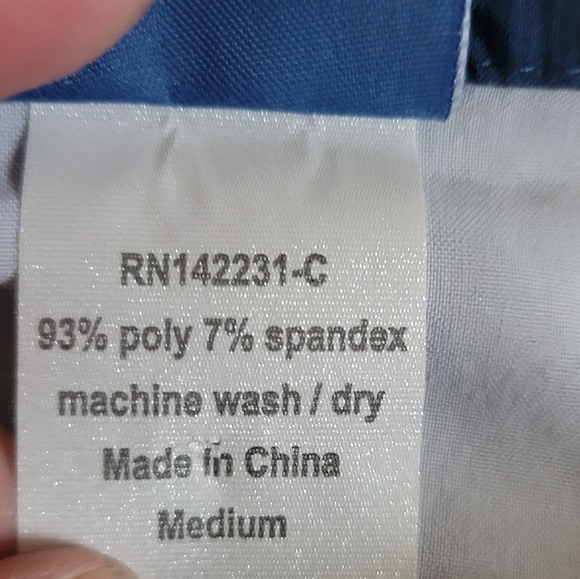 Ripskirt Hawaii size m blue with subtle stripes wrap skirt/cover up - Picture 5 of 7